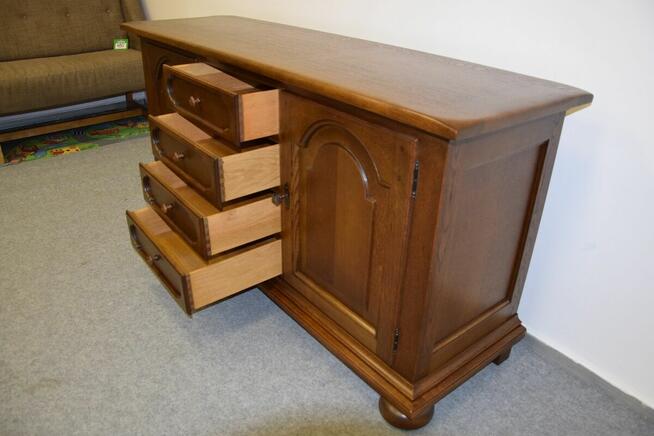 komoda z drewna dębowego - jak nowa