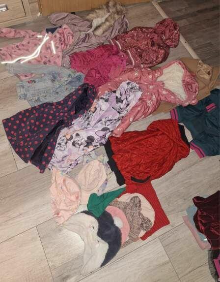 Sprzedam pakę ubrań dla dziewczynki (rozmiar 80–104)