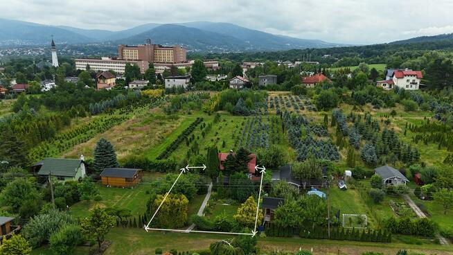 Działka z altaną murowaną