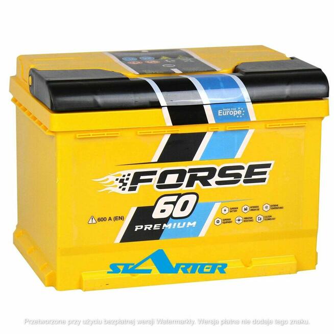 Akumulator FORSE 60Ah 600A Kielce