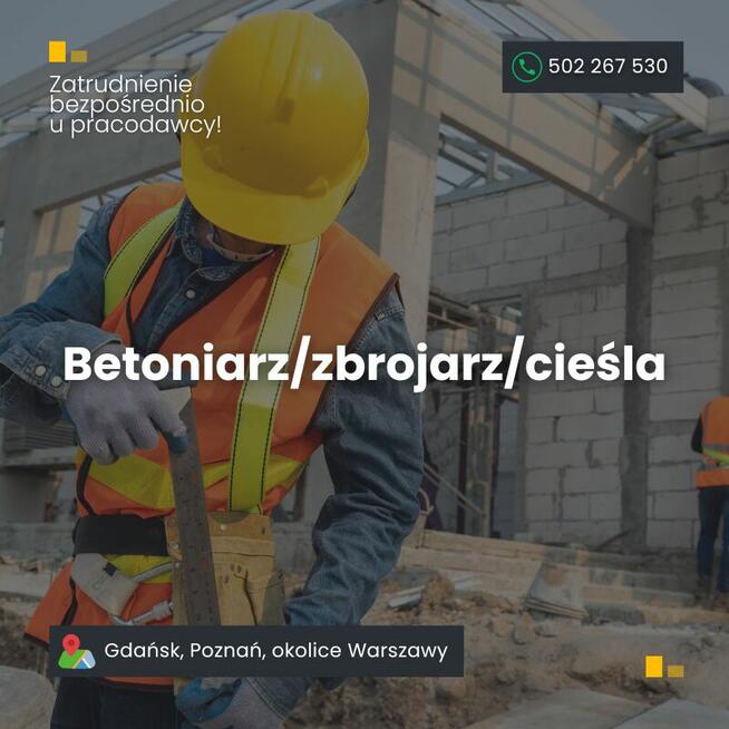 Betoniarz Zbrojarz Cieśla