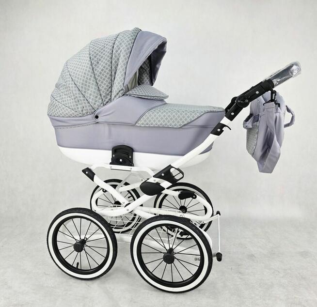 NOWY Wózek Dziecięcy Retro Lameiro 3w1 Powystawowy za 50%