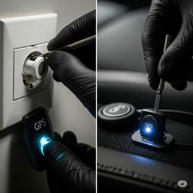 Wykrywanie lokalizatorów GPS / Prywatny detektyw