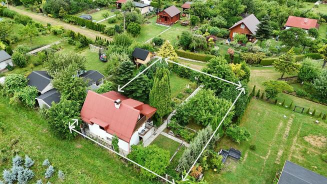 Działka z altaną murowaną