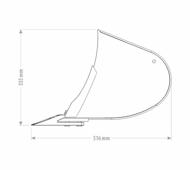 ŁYŻKA PODSIĘBIERNA Z ZĘBAMI 1,9 - 2,6 T