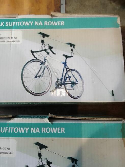 Wieszaki sufitowe na rower