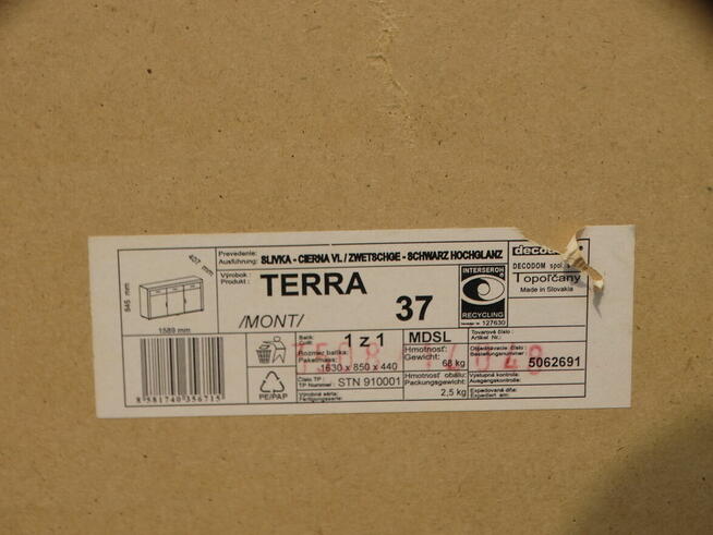 Komoda - 3 szuflady 6 półek Terra 37