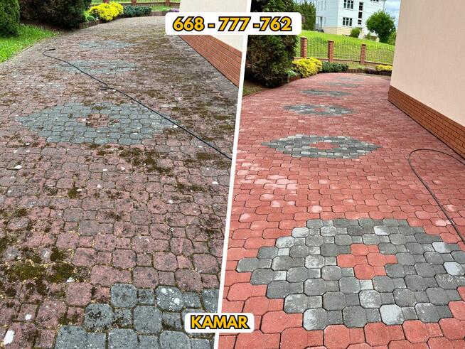 Mycie & Impregnacja - Bruk, Elewacja, Dach, Hale.Gorąca woda