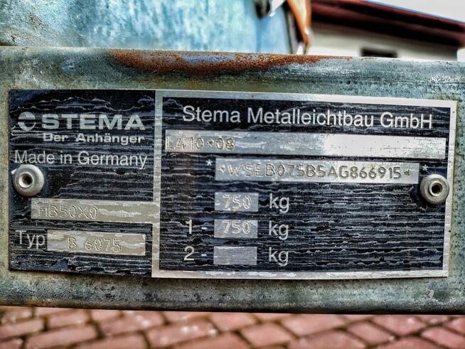 STEMA przyczepa przyczepka z plandeką