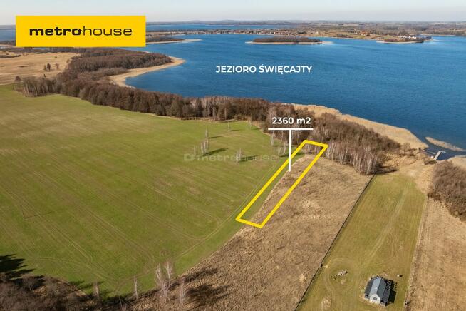 Działka budowl. z linią brzegową jeziora Święcajty