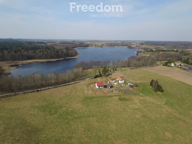 Dom w stanie surowym otwartym nad jeziorem Wegój