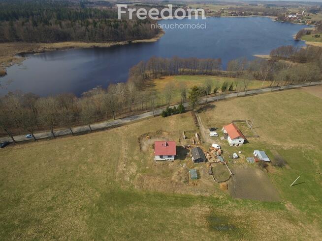 Dom w stanie surowym otwartym nad jeziorem Wegój