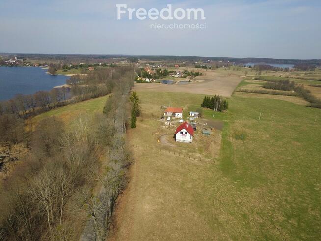 Dom w stanie surowym otwartym nad jeziorem Wegój