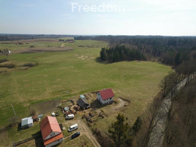 Dom w stanie surowym otwartym nad jeziorem Wegój