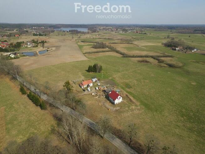 Dom w stanie surowym otwartym nad jeziorem Wegój