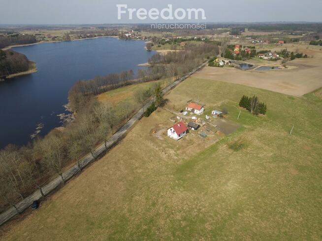 Dom w stanie surowym otwartym nad jeziorem Wegój