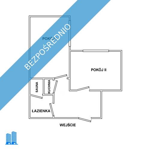 Dwupokojowe z sauną, centrum Warszawy, na sprzedaż