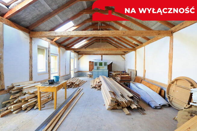 Dom w Trybszu, dwa budynki, możliwość zamiany