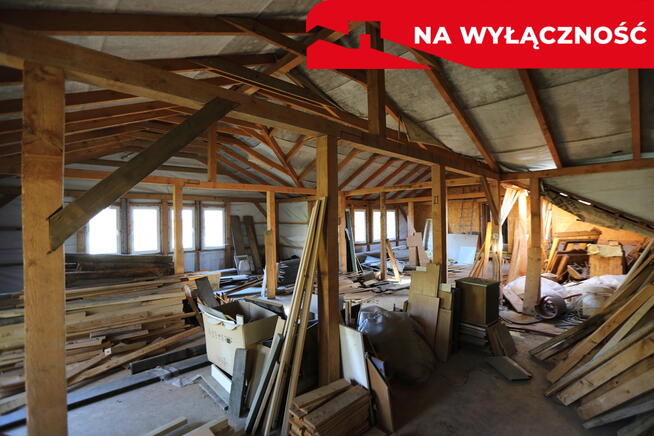 Dom w Trybszu, dwa budynki, możliwość zamiany