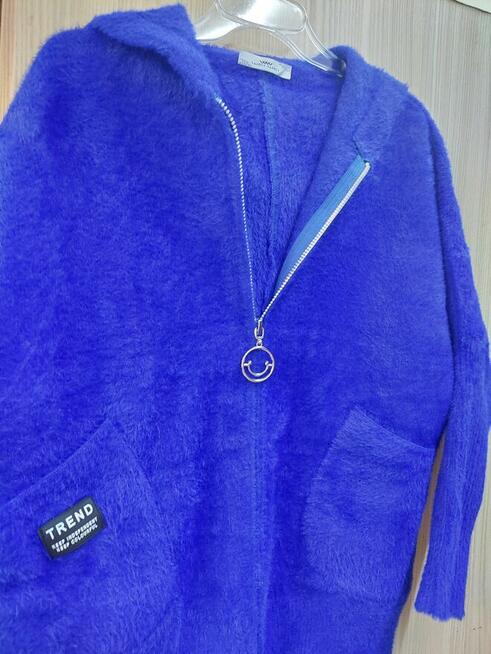 Alpaka Chabrowa , kaptur ,kieszenie rozmiar uniwersalny