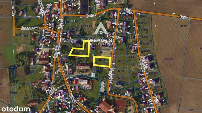2 działki usługowo-mieszkalne Dąbrówka Tczewska