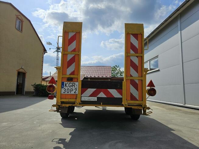 Przyczepa niskopodwoziowa z dyszlem regulowanym, mocna DMC 3