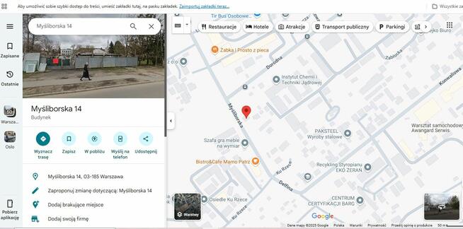 Działka 1000 m² z budynkiem kontenerowym do wynajęcia – Wars