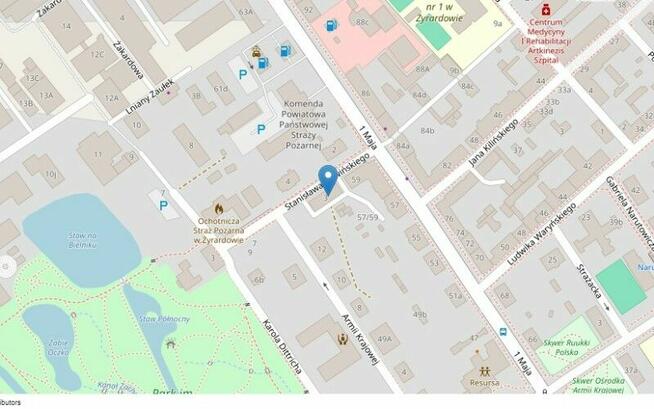 Na sprzedaż 2-pokojowe mieszkanie – ul. Sławińskiego 3, Żyra