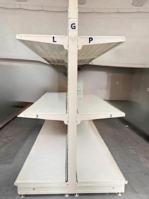 Regały sklepowe regały magazynowe modułowe gondola metalowe