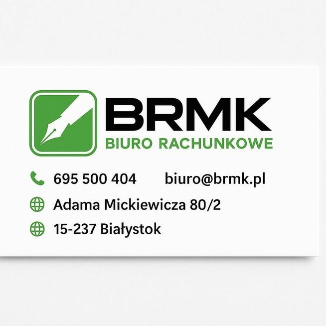 Obsługa księgowa spółek z o.o. BRMK