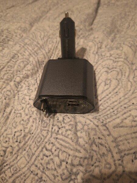 Ładowarka samochodowa 4xUSB (2xUSB + 2xUSB-C) szybkie ładowa