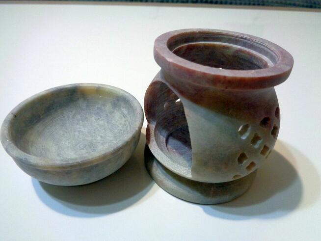 Kominek z kamienia mydlanego -Indie