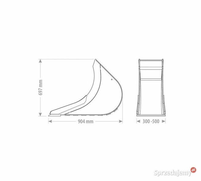 ŁYŻKA KABLOWA 5 - 6 T