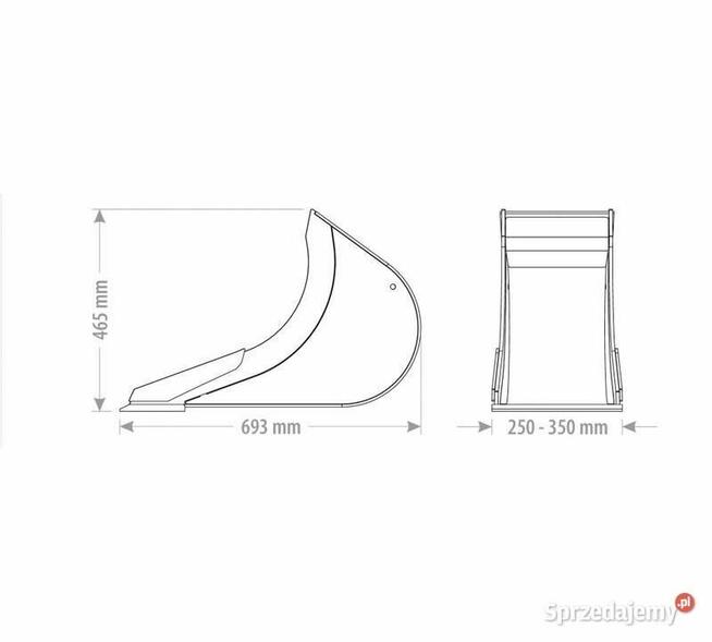 ŁYŻKA KABLOWA 1,9 - 2,6 T