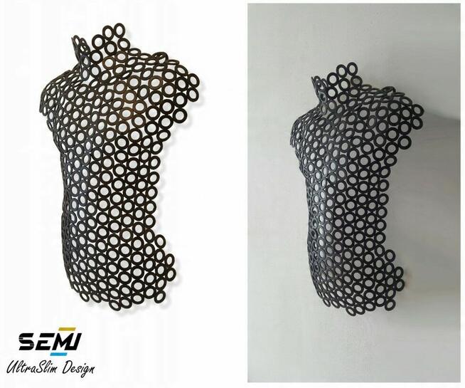 Rzeźba metal ścienna loft metaloplastyka na ścianę prezes dy