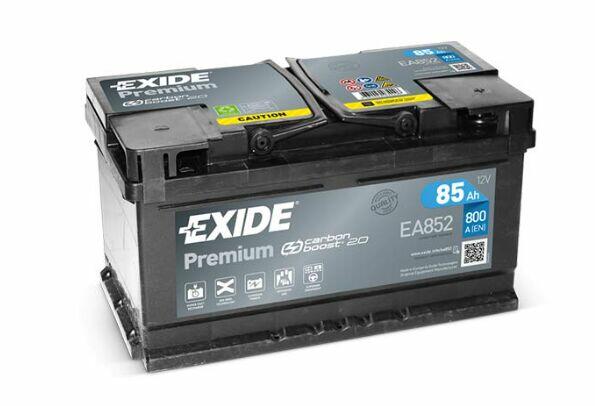 Akumulator 85Ah 800A EA852 Exide Premium-DARMOWY DOWÓZ