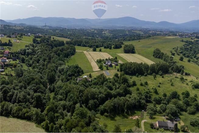 Duża widokowa działka na łonie natury Rychwałd