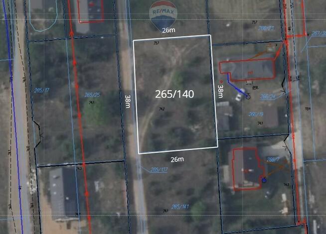 Działka budowlana 1008m2, Nowe Grochale