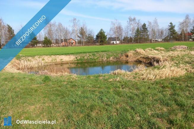 Działka budowlana ze stawem