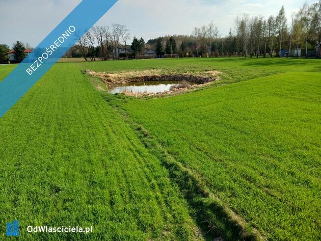 Działka budowlana ze stawem
