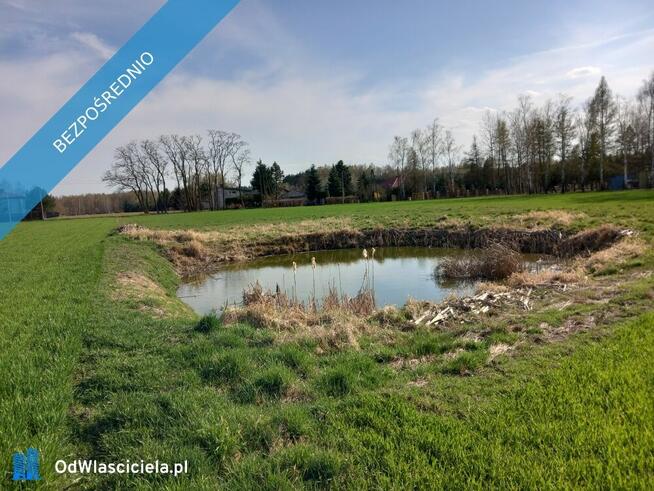 Działka budowlana ze stawem