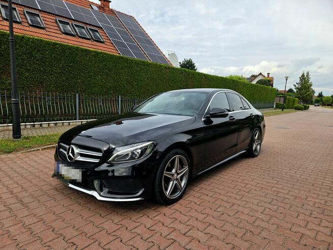 Mercedes C 220 Sedan Pakiet AMG C220d 170KM 2016r LED, Skóry, Automat