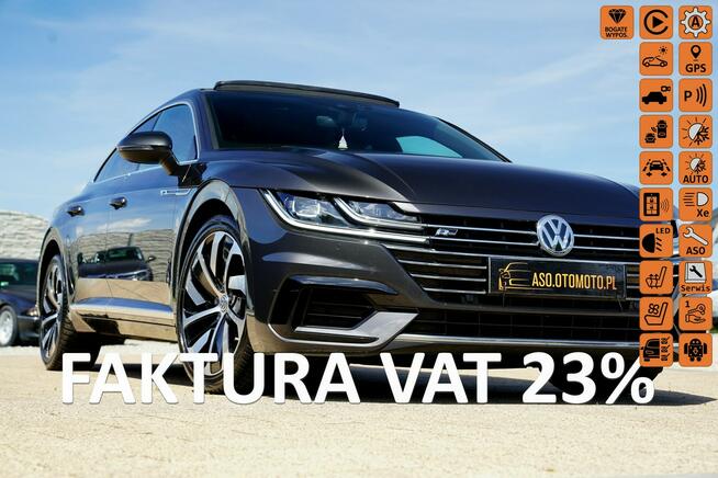Volkswagen Arteon R -LINE x 3 Masaze DIGITAL kamera acc FUL LED skora BLIS panorama MAX