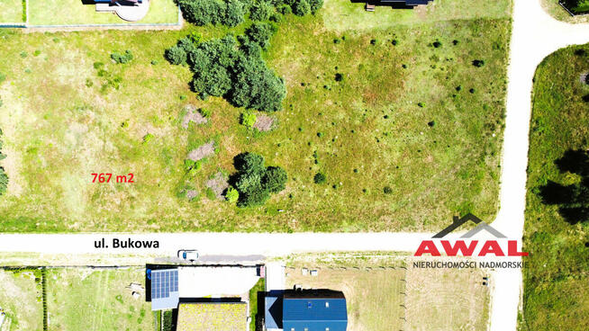 Działka budowlana Mieroszyno gm. Puck, Bukowa