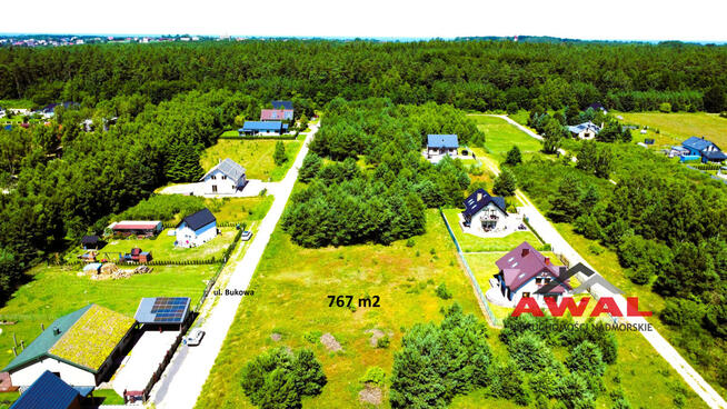 Działka budowlana Mieroszyno gm. Puck, Bukowa