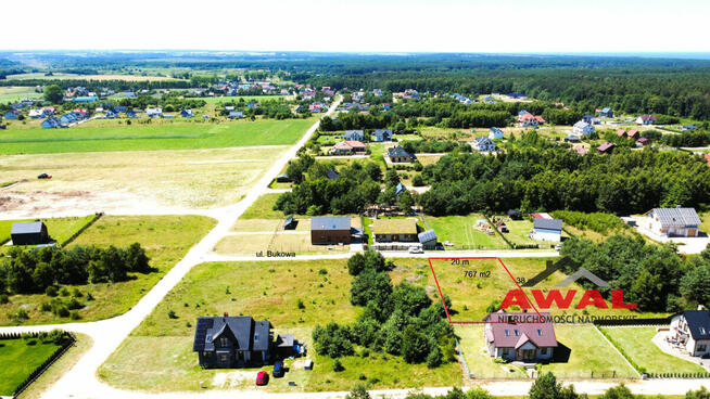 Działka budowlana Mieroszyno gm. Puck, Bukowa