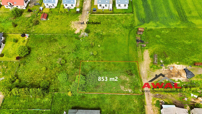 Działka budowlana Mieroszyno gm. Puck, Orchidei