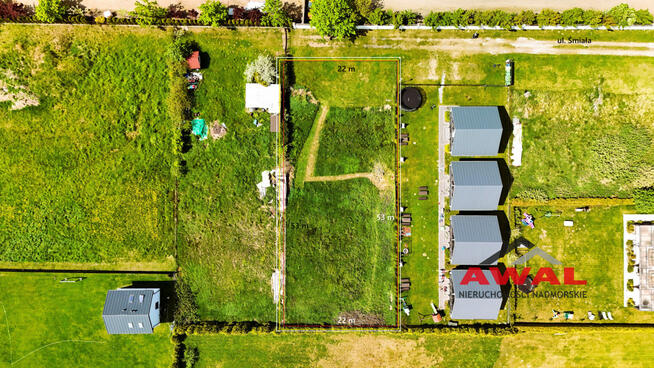 Działka budowlana Karwia gm. Władysławowo, Śmiała