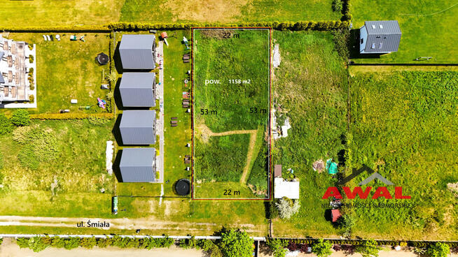 Działka budowlana Karwia gm. Władysławowo, Śmiała