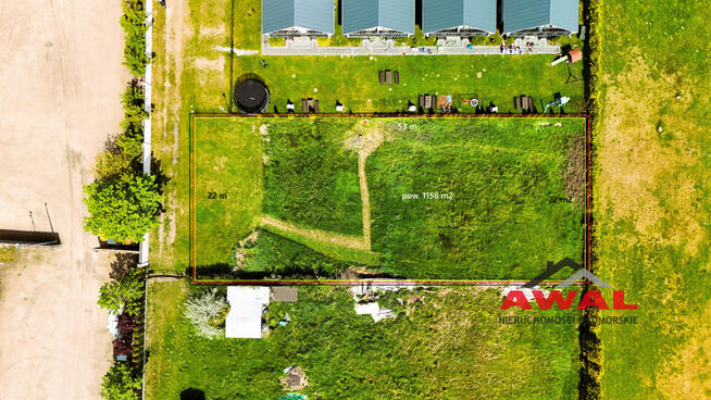 Działka budowlana Karwia gm. Władysławowo, Śmiała